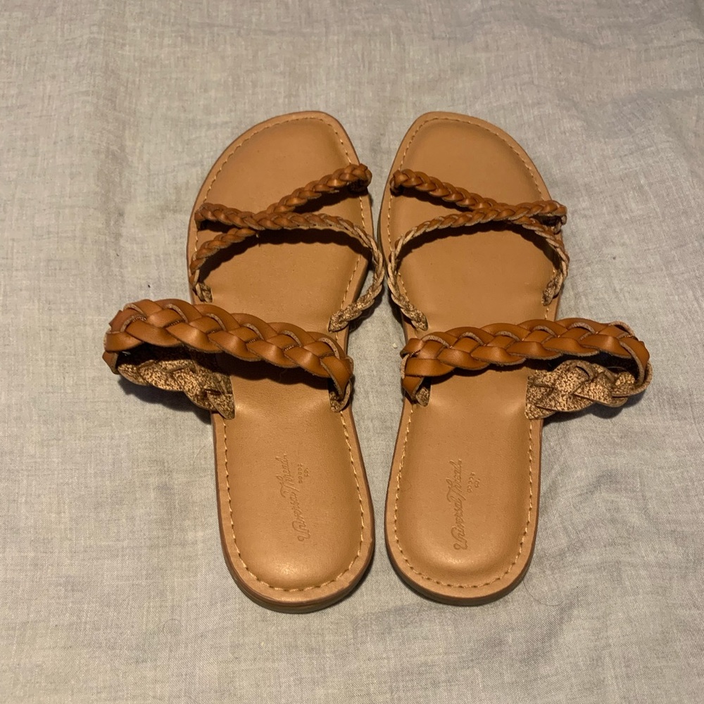 Tan sandals